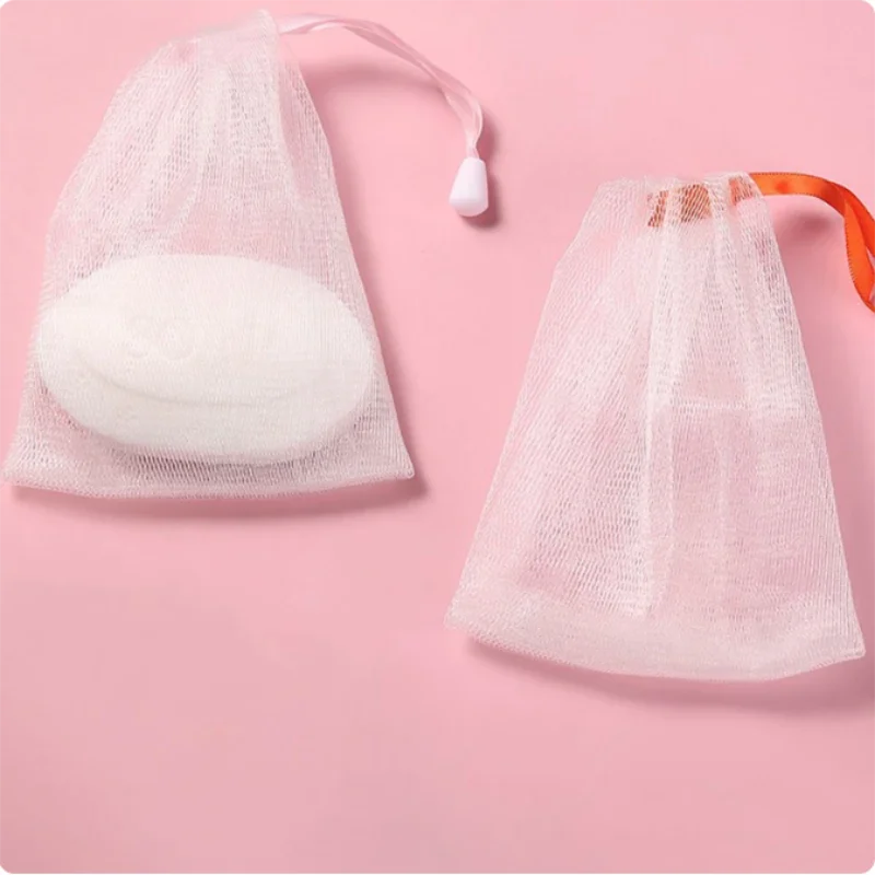 2024 New Large-sized Soap Bubble Bag 9x15Cm Shower And Shower Cleaning Products Portable Soap Net For Household Use