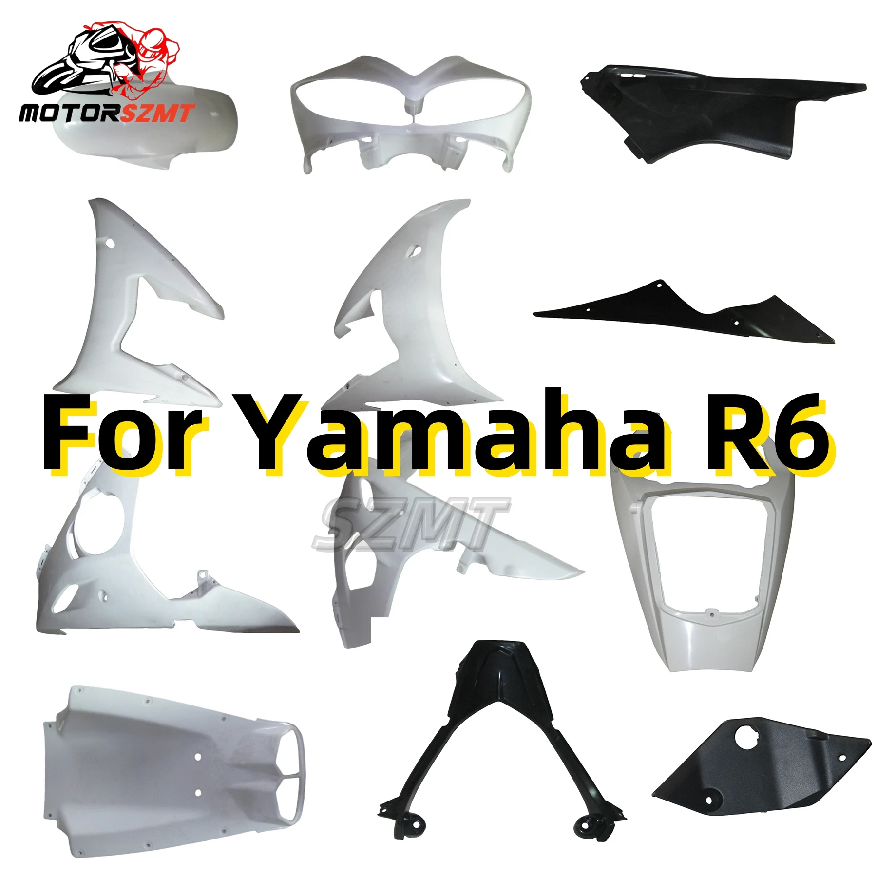 

YZF R6 03 04 05 Prime Fairing Kit for Yamaha YZF R6 2003 2004 2005 Complete Body Plastics Kits Covers Fairings