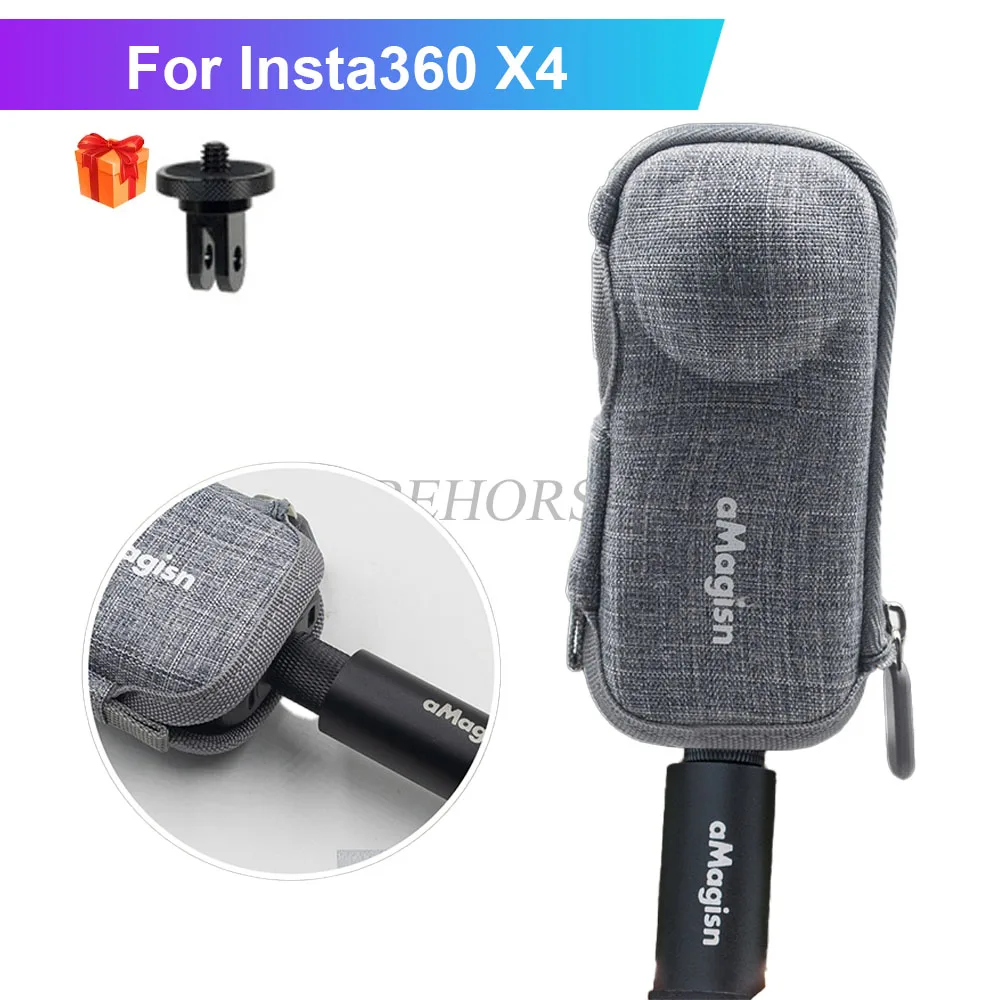 حقيبة كاميرا صغيرة إيفا ل Insta360 X4 ، حقيبة تخزين الجسم المحمولة ، حقيبة حماية ، ملحقات الكاميرا الرياضية