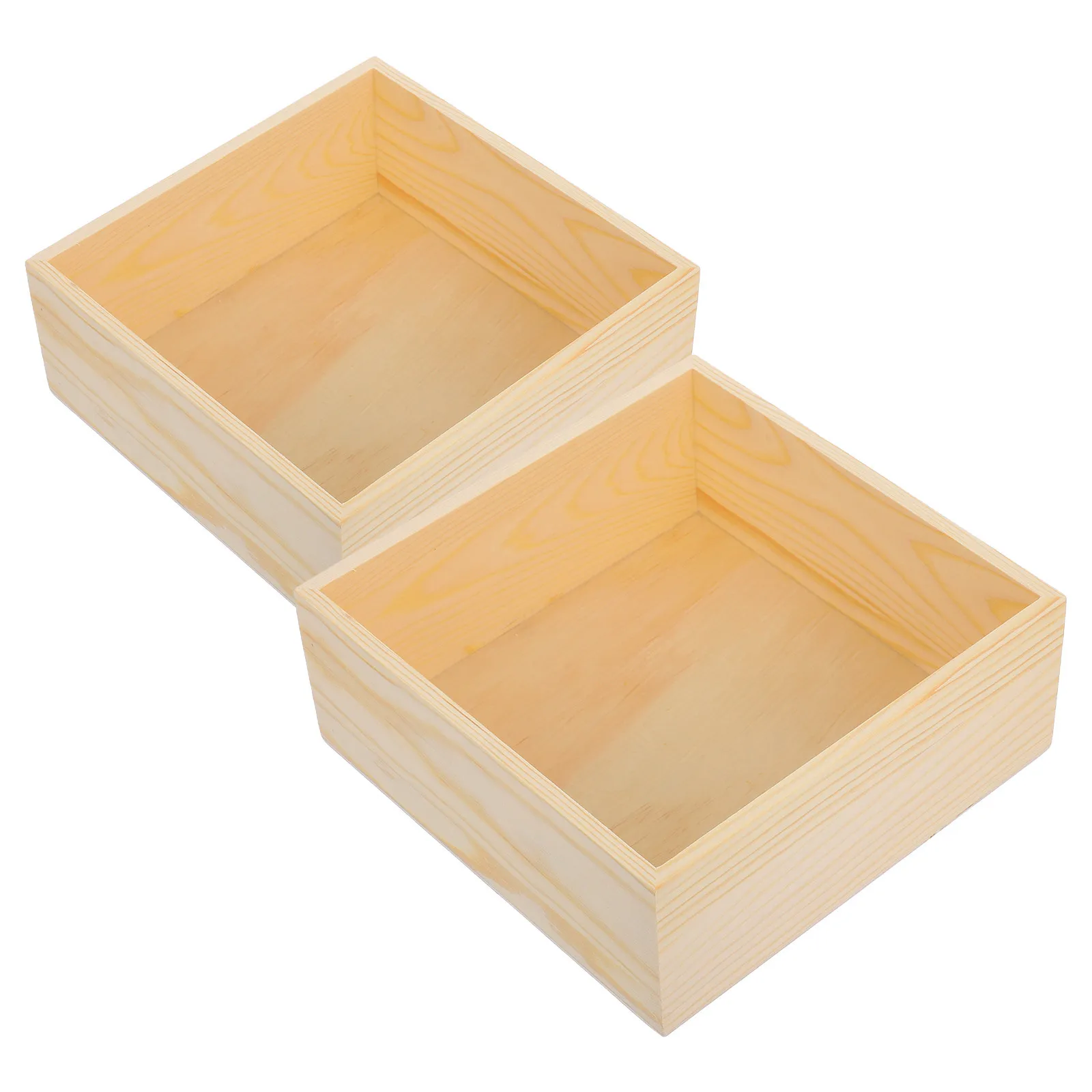 2 шт. незавершенная деревянная коробка