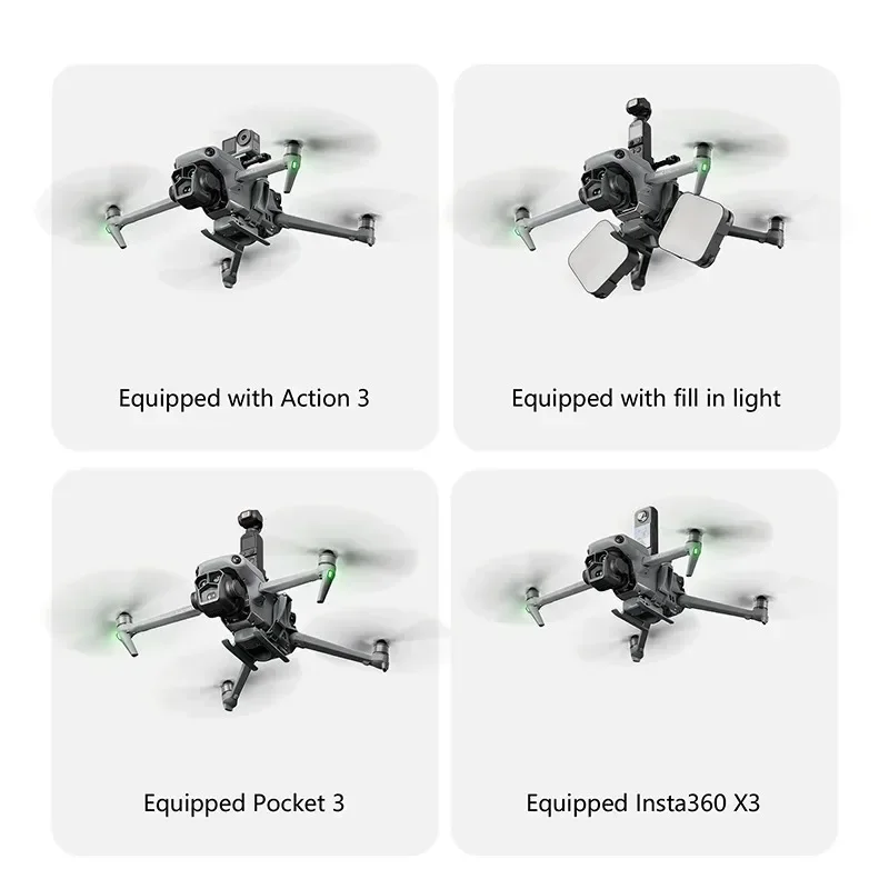 Sistema STARTRC Airdrop per DJI Mavic 3 Pro consegna pubblicitaria lanciatore di esche da pesca con supporto per fotocamera Luce del carrello di