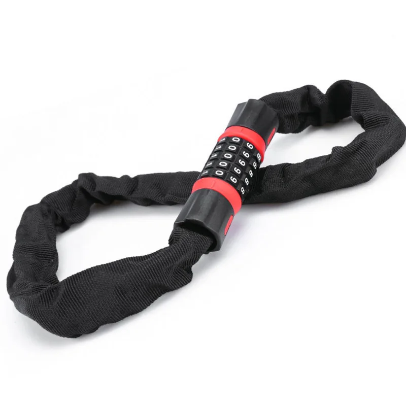 Bicycle Chain Lock Anti-theft Password Lock Mountain Bike Road Bike Chain Lock Electric Motorcycle Lock Password Lock - view 2