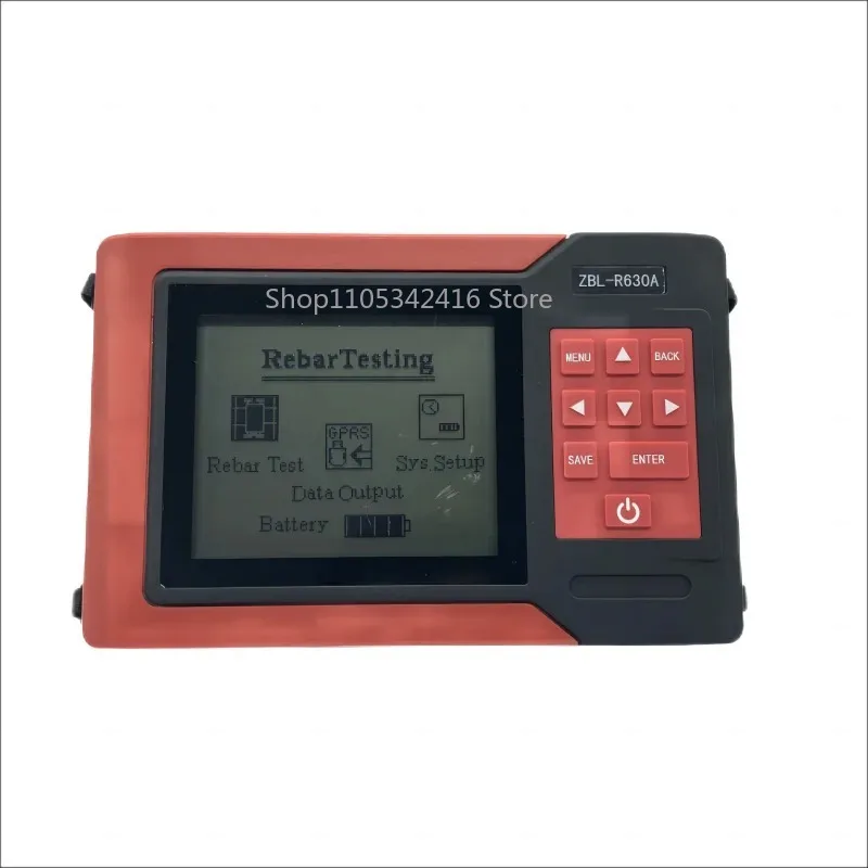 R630A Portable Rebar Locator, Concrete Reinforcement Steel Detector, Industrial Metal Scanner for Construction Inspection