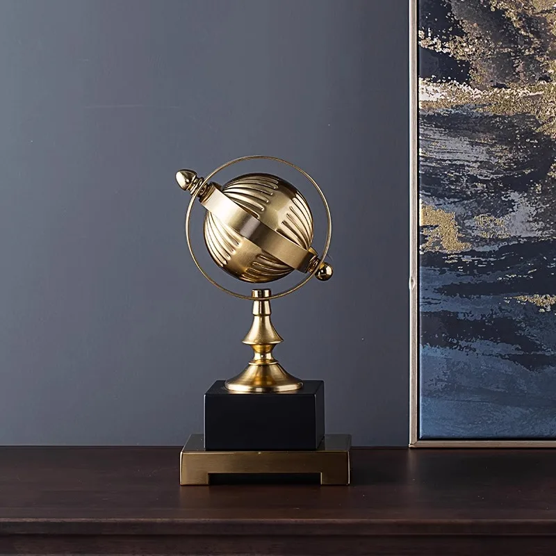 Desk creative light luxury clock ornament high-end decoration clock gift