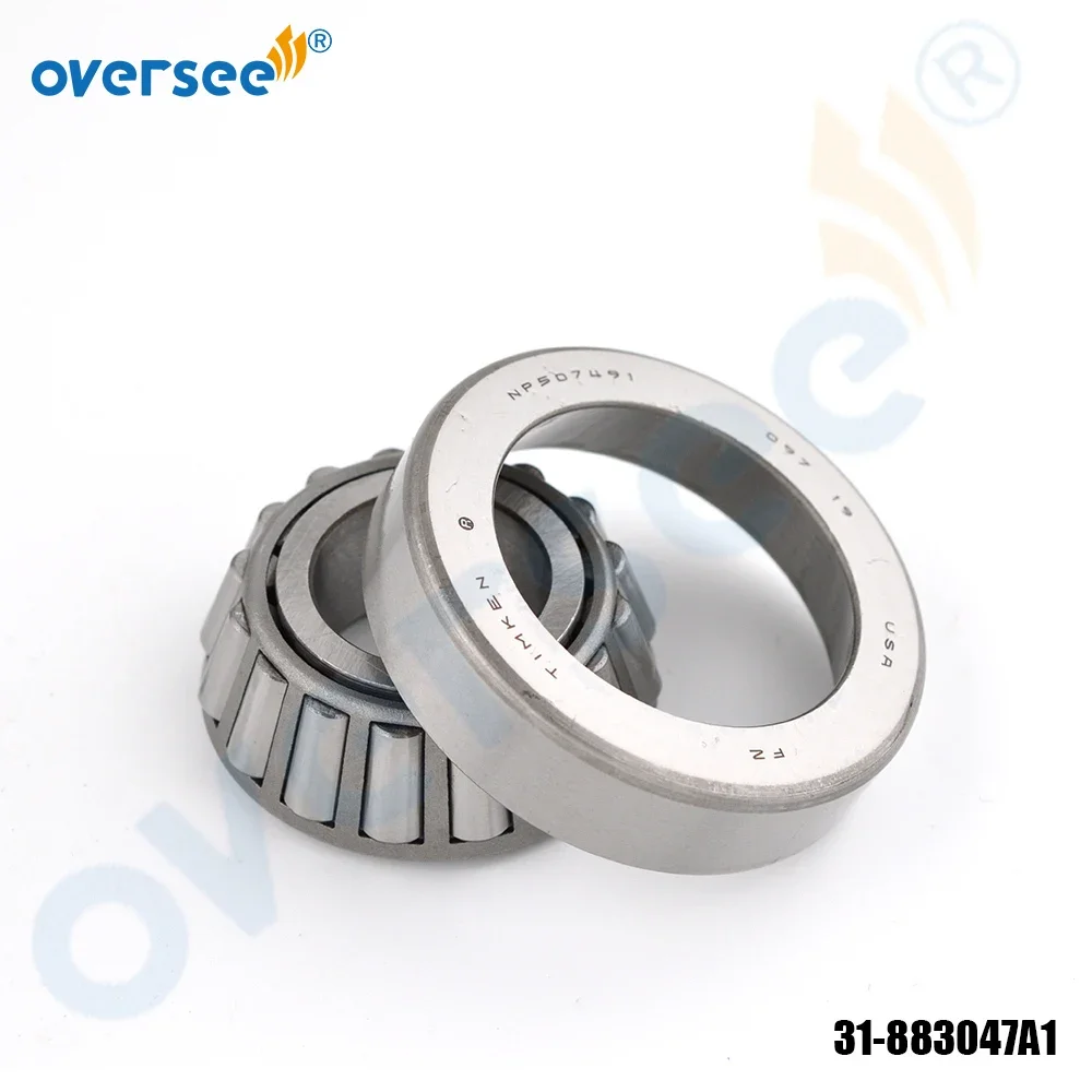 Outboard 31-883047A1 Bearing Tapered Roller Fit Mercury 50-55-60-65-70-75-80-90-100-105-115-125 Driveshaft Bearing 883047A1