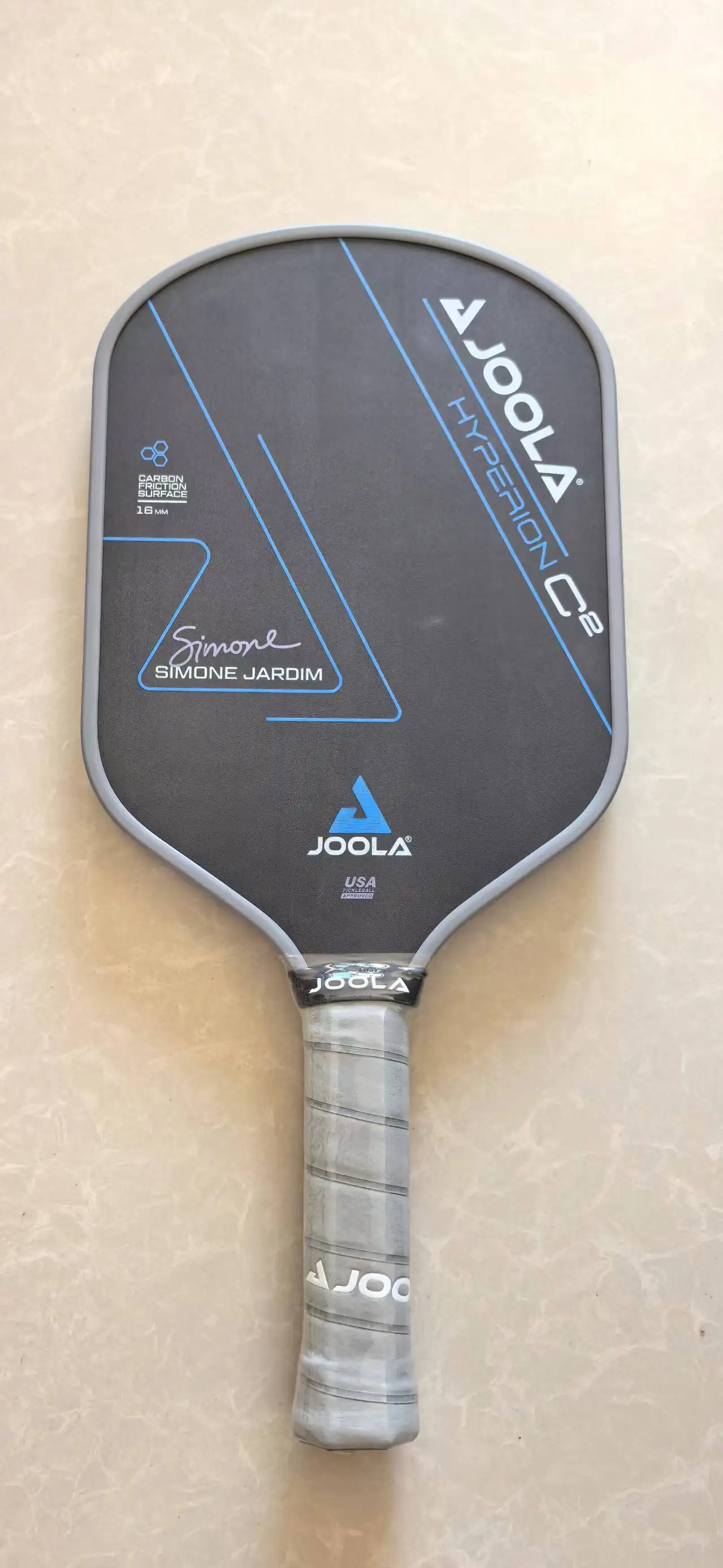 Pickleball Paddle T700 Carbon Fiber Frosted Surface 16MM Enhanced Sweet Spot&Control&Power Anti-slip Grip USAPA Compliant