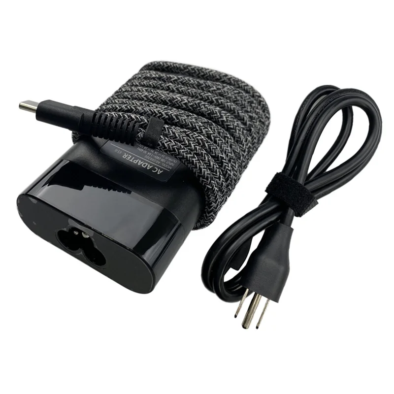 65W Universal USB C Type C Laptop Power Adapter Laptop Charger Type C AC Adapter for HP L45962-001 L04650-850 US Plug