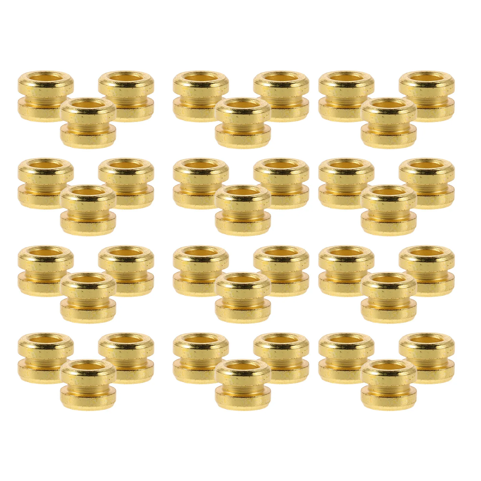 

50Pcs Folk Acoustic Guitar String Beads Metal Tail Components Stable Tuning Ball End Beads Acoustic Guitar Replacement Parts