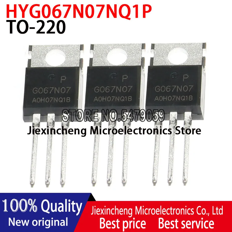 10 pièces G067N07 HYG067N07NQ1P TO220 68V 80A MOSFET Nouveau original