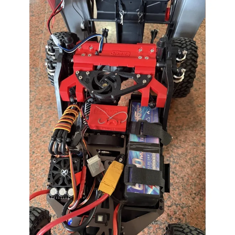 Batteriefach-Riser-Kit für 1/7 FMS Bronco 4074 Short Course & YK4073 Desert Truck – No-Drill RC Car Upgrade-Teile-Zubehör