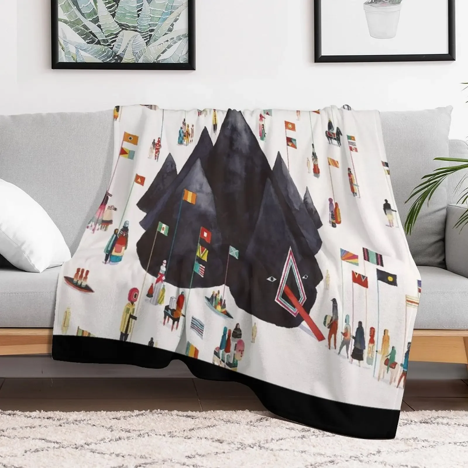 Young the Giant Home Of The Strange Throw Blanket Warm Comfortable Blanket Gift for Parents Friends