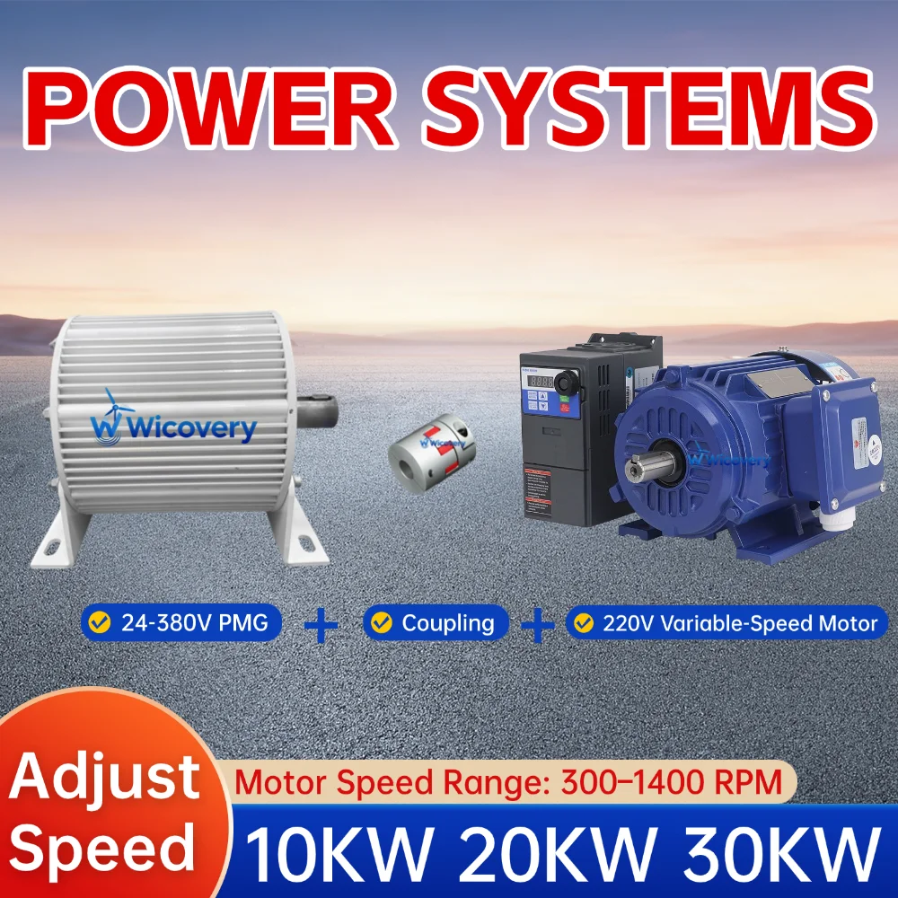 

30KW 220V Power Systems With Frequency And With Motor 20KW New Energy Generator With Frequency 10KW AC Power Magnetic Dynamo