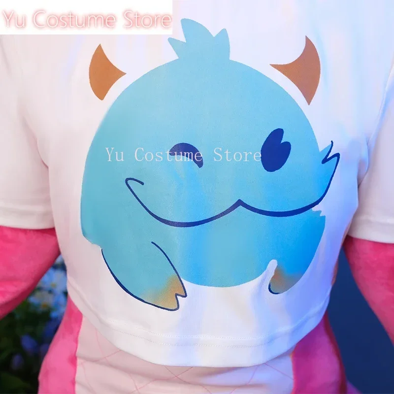 لعبة LOL Neeko Megathread أزياء تنكرية للنساء سوبر فان Neeko دمية زي حفلة الهالوين البدلة مجموعة كاملة مع ذيول يو زي