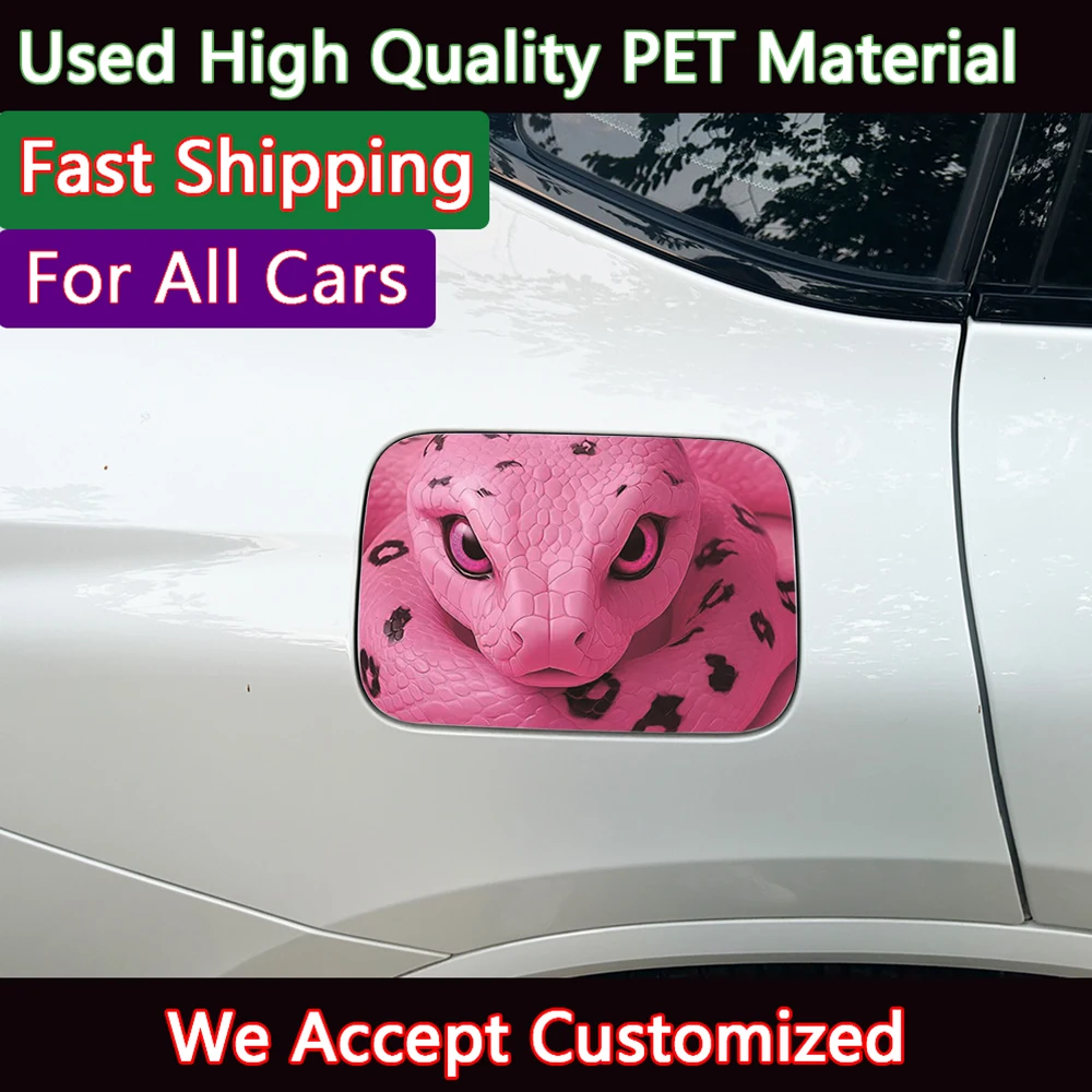

Snake Animal Black Waterproof Car Fuel Tank Cap Sticker Sunscreen Decal Car Stickers