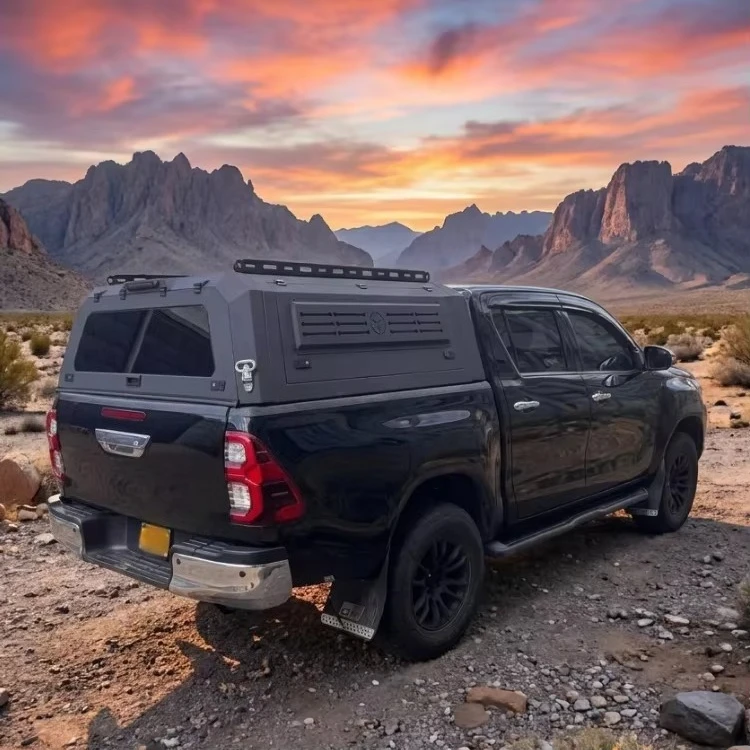 High Quality Pickup Hard Topper Aluminum Alloy Canopy Split Truck Cover Canopy for Silverado 1500