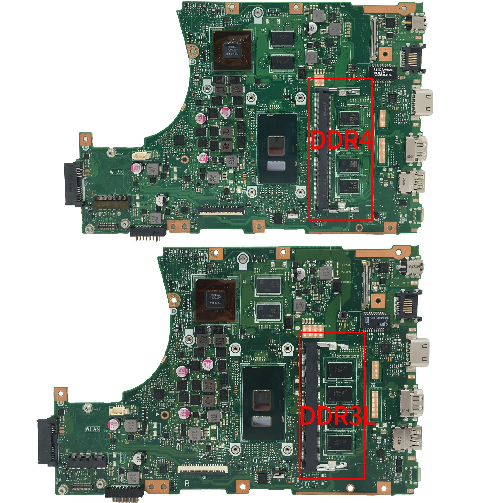 X456UVK X456UQ X456UJ A456U X456UB F456U X456UV X456 X456UA Placa base para ordenador portátil X456UQK Placa base I3 I5 I7 DDR3/DDR4 UMA/PM