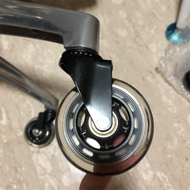 Universelle 2,5-Zoll-PU-Bürostuhl-Ersatzstuhlrolle