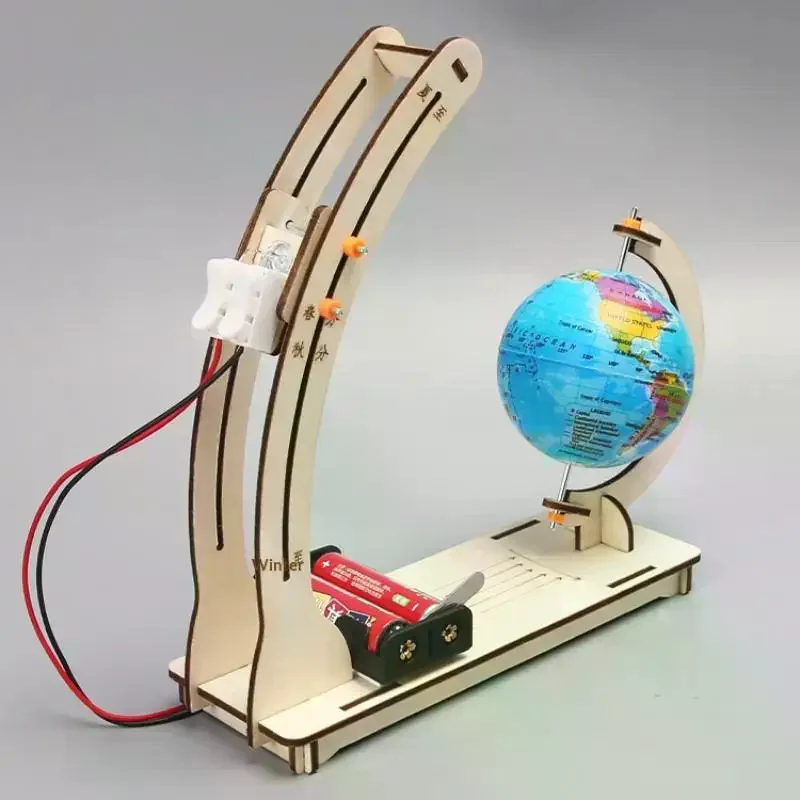Educational DIY Earth Model Kit 1 Set STEM Globe Science Toy For Kids Day and Night Cycle Classroom Learning Tool