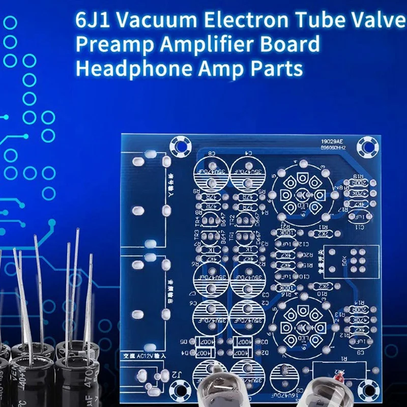 6J1 трубчатая Плата усилителя вакуумная электронная трубка клапан Предварительный усилитель для наушников запчасти Предварительный усилитель музыкальная точность Набор для творчества