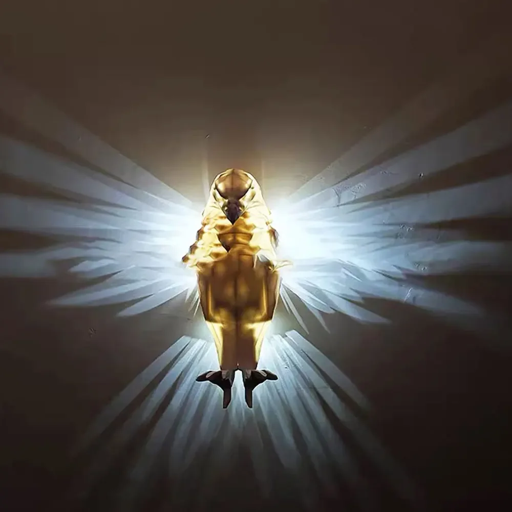 Bird Wall Lamp Owl Eagle Shape Projector Modern Creative Atmosphere Sconce Light 3D Print Body Animal Lighting Lustre