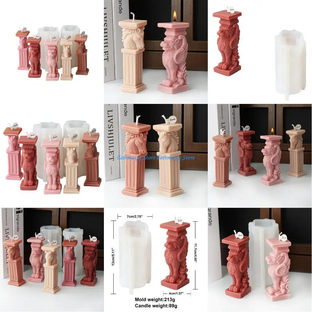 

573B Flexible Column Scented Mold Silicone Mould for Column Soap