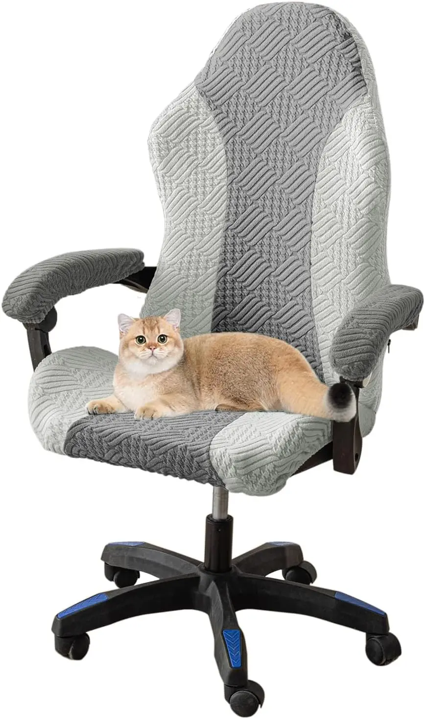 

Gaming Chair Cover - Stretchable Hine Washable Fabric Computer Chair Seat Slipcovers Fits Most Office/Pc Chairs & Racing Style