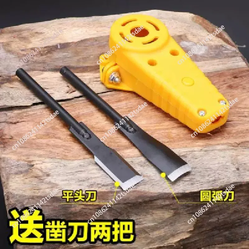 Wood Carving Electric Chisel Changed Angle Grinder Into Power Chisel Woodworking Tool electric woodworking chisel carving knife