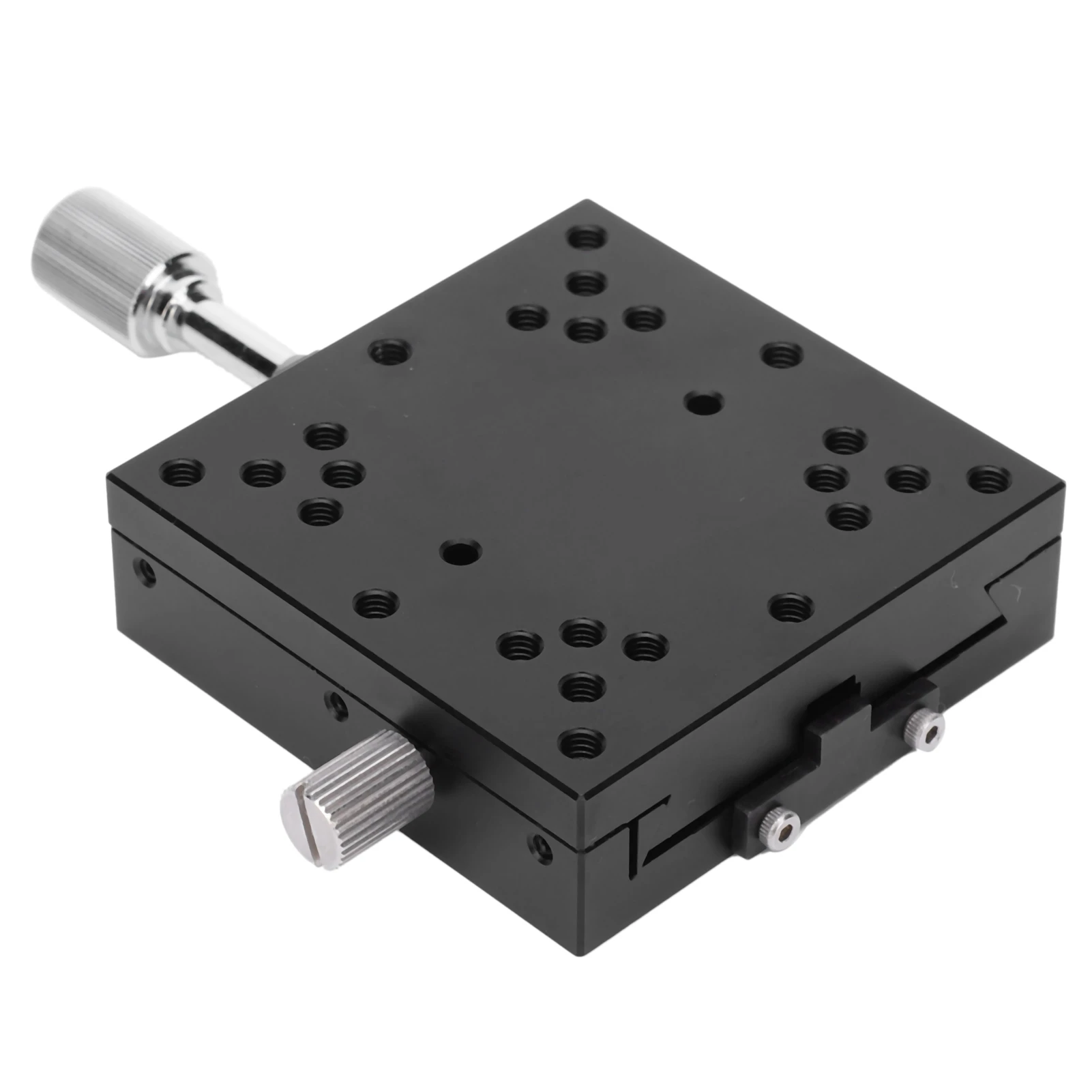 منصة يدوية لطاولة المسرح الخطي المنزلقة من سبائك الألومنيوم عالية الدقة لـ XSC60