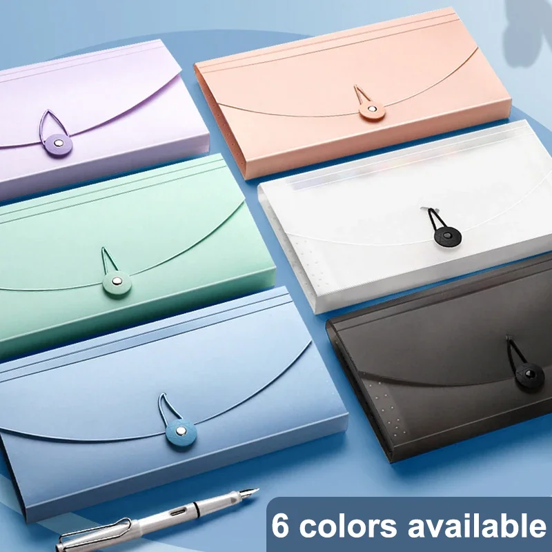 

13 Pockets Expanding File Folder Accordion Document Organizer Check Receipts Bill Card Ticket Holder Expandable PP Wallet Case