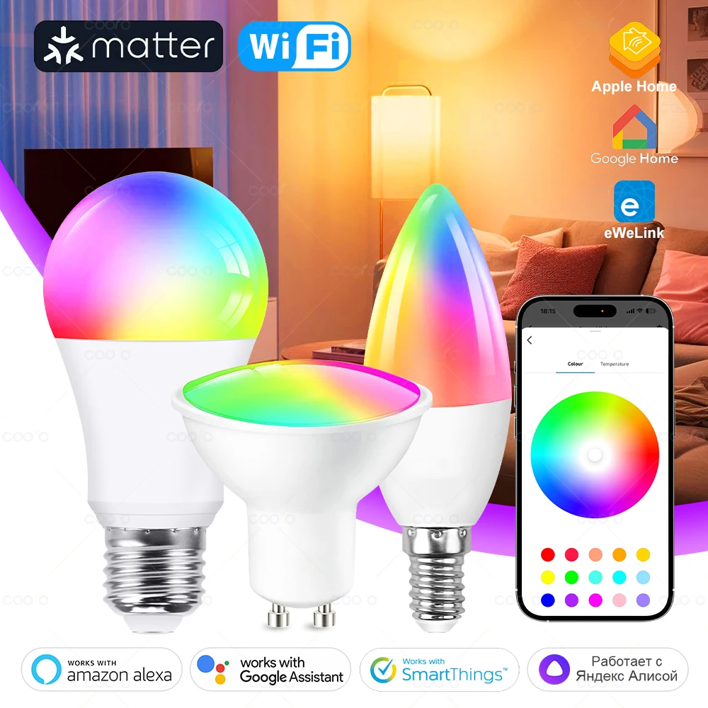 lampada-inteligente-ewelink-matter-wifi-e27-gu10-e14-dimmable-rgb-2700k-6500k-lampadas-led-para-apple-home-alexa-google-home-yandex