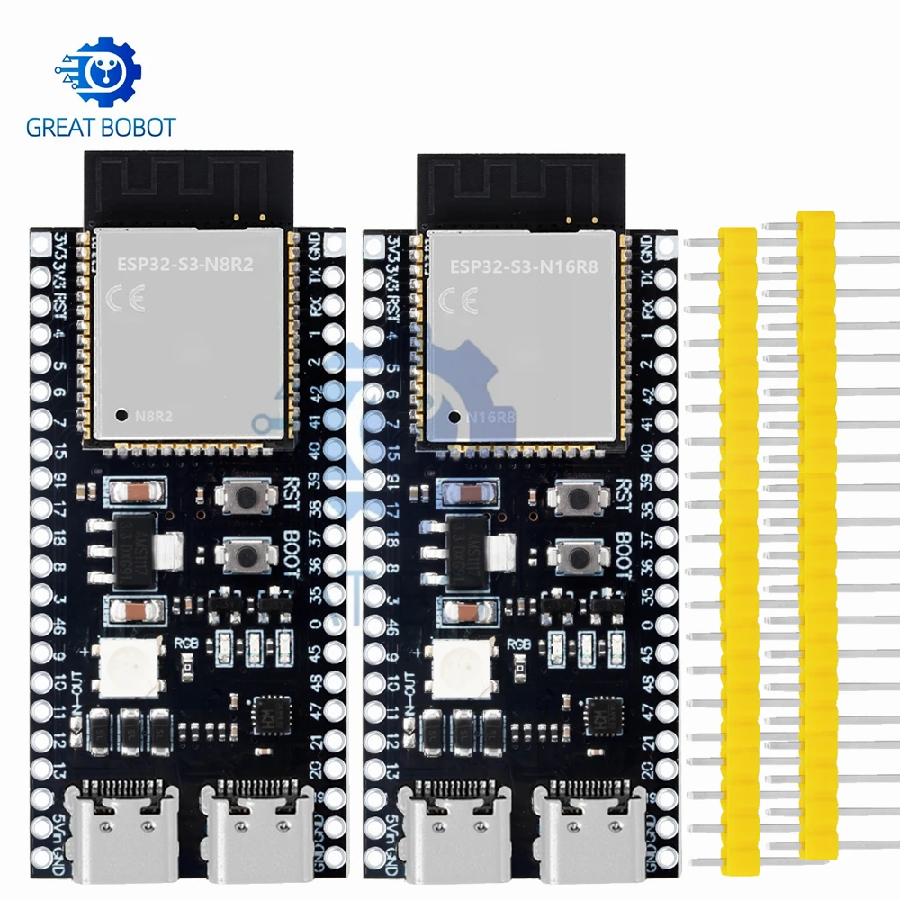 ESP32-S3-Dev-KitC-1 ESP32-S3 WiFi Bluetooth kompatybilny BLE 5.0 Mesh Płytka Rozwojowa ESP32 Moduł Bezprzewodowy dla — zdjęcie produktu 6