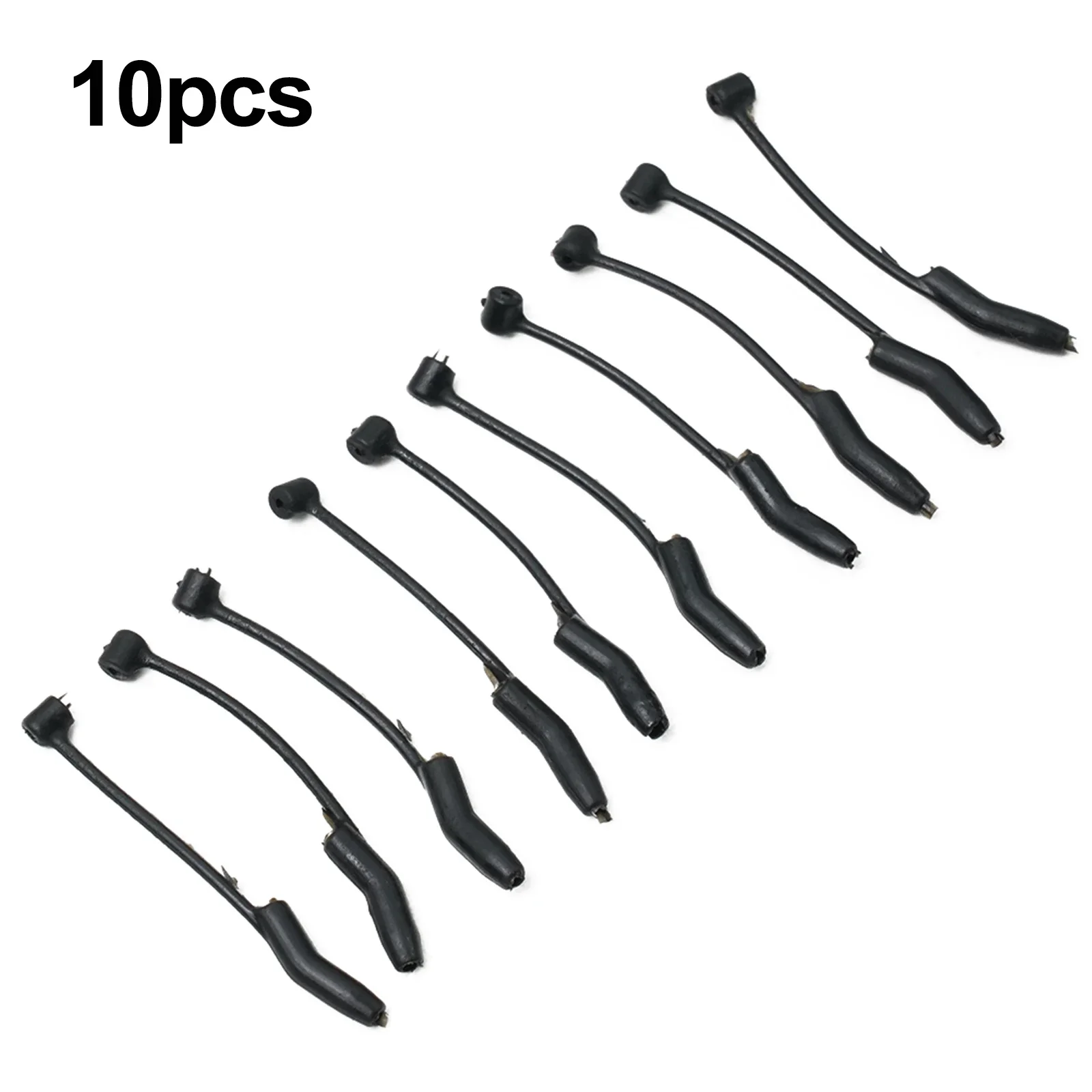 10/20/50pcs D Rig Aligners Fishing Tool Accessories  Hooks Anti Tangle Sleeves Rubber D Rig Kickers  For Carp Fishing