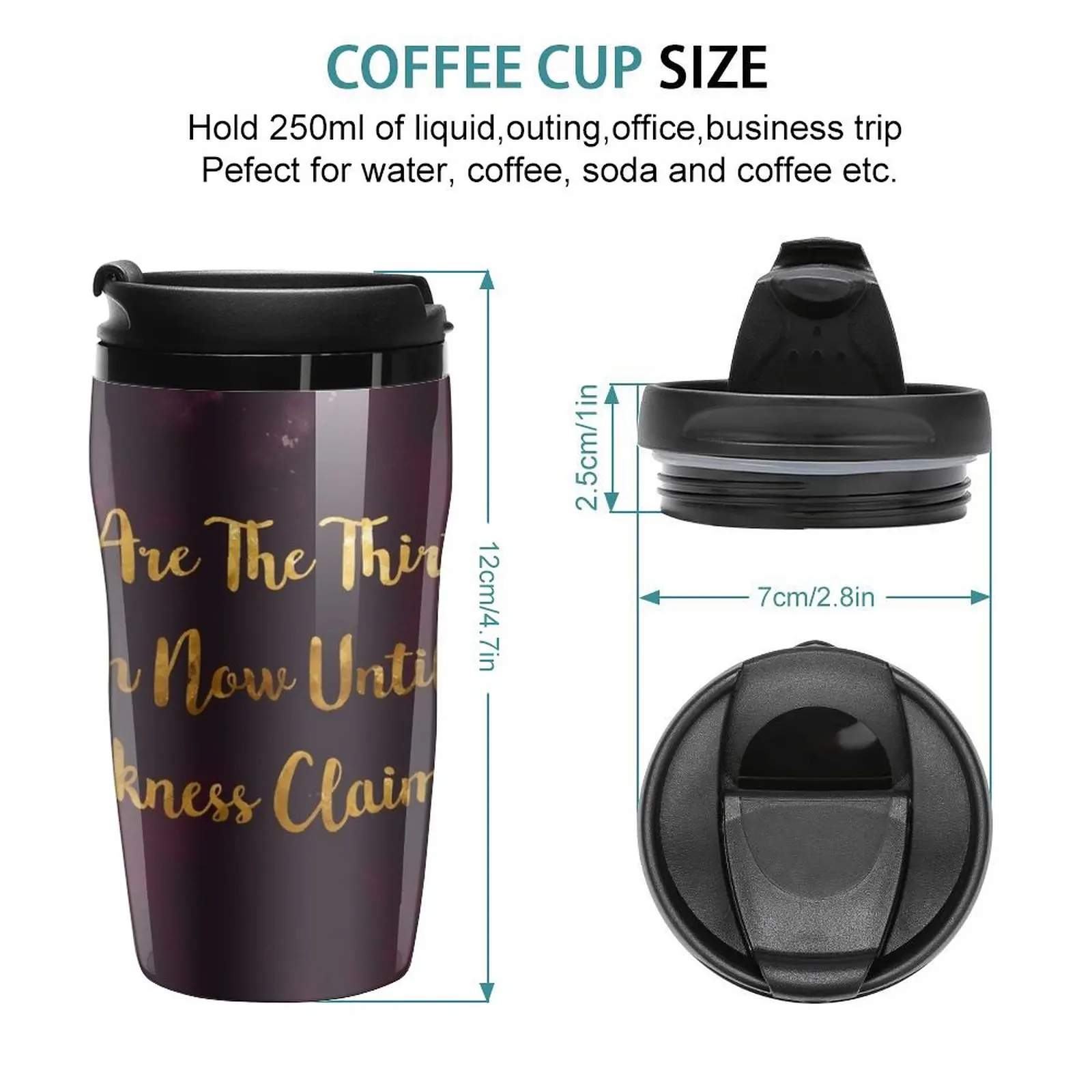 New Until The Darkness Claims Us Travel Coffee Mug Cup Coffe Game Coffee Cups Espresso Cup