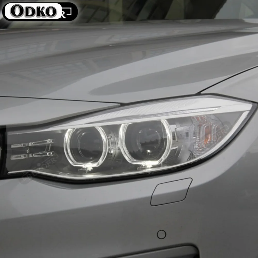 Car Headlight Tint Smoked Black Protective Film TPU Sticker For BMW F30 F31 G20 F10 F11 G30 F40 F32 F22 F36 F07 F34 G32 G11 G15 - Image 4