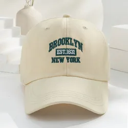 1pc Men and Women's Vintage Embroidered Baseball Cap With 'BROOKLYN NEW YORK' Print Suitable For Daily Wear and Gift Giving