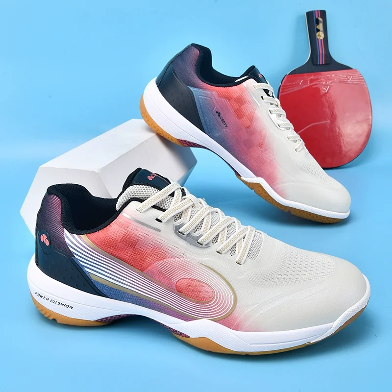 

2026 New Arrival Badminton Shoes for Mens Womens Light Weight Indoor Sports Shoe Couples Professional Table Tennis Shoes Unisex