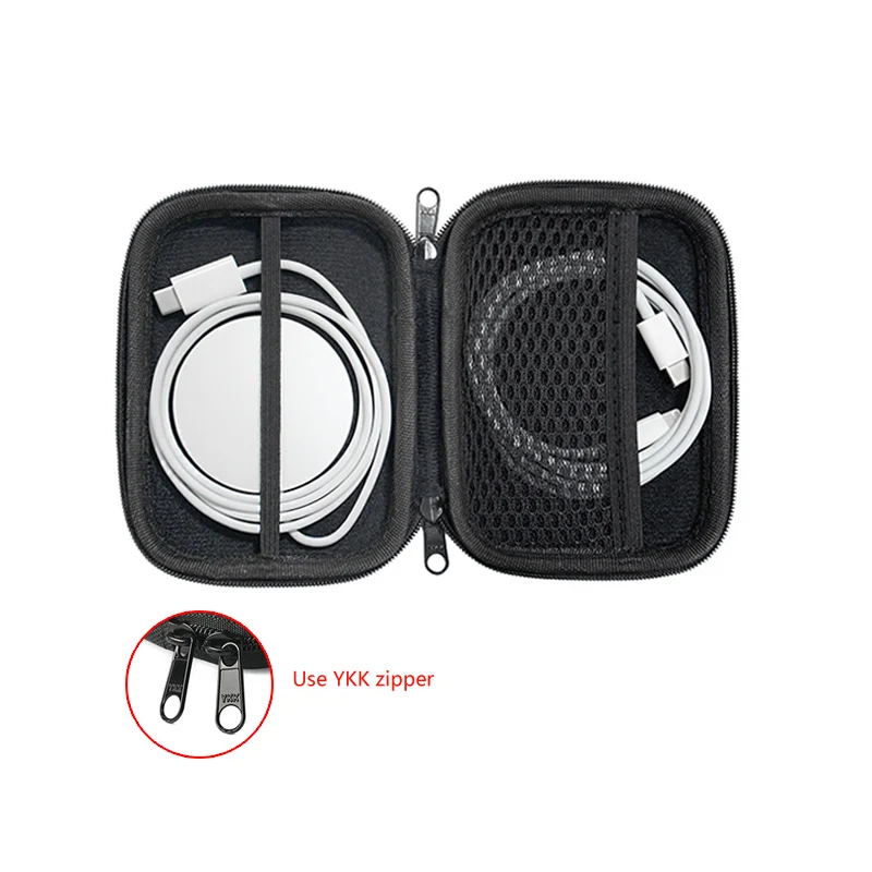 애플 맥세이프 마그네틱 무선 충전기 및 USB 케이블 키트용 보관함, 휴대용 케이스 가방