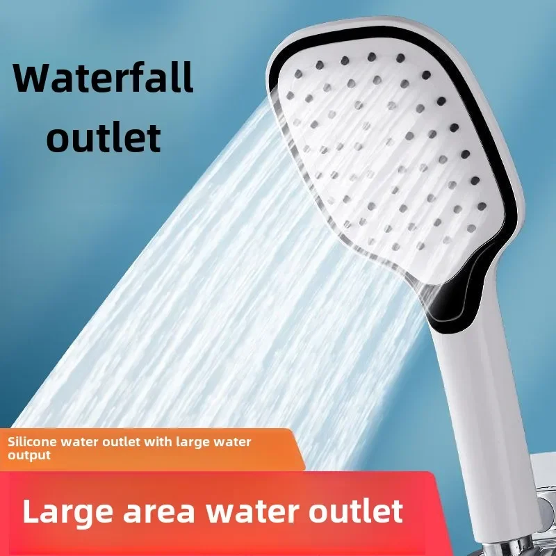 

Large water outlet shower showerhead, household rain shower faucet, water heater, high-pressure shower head, showerhead