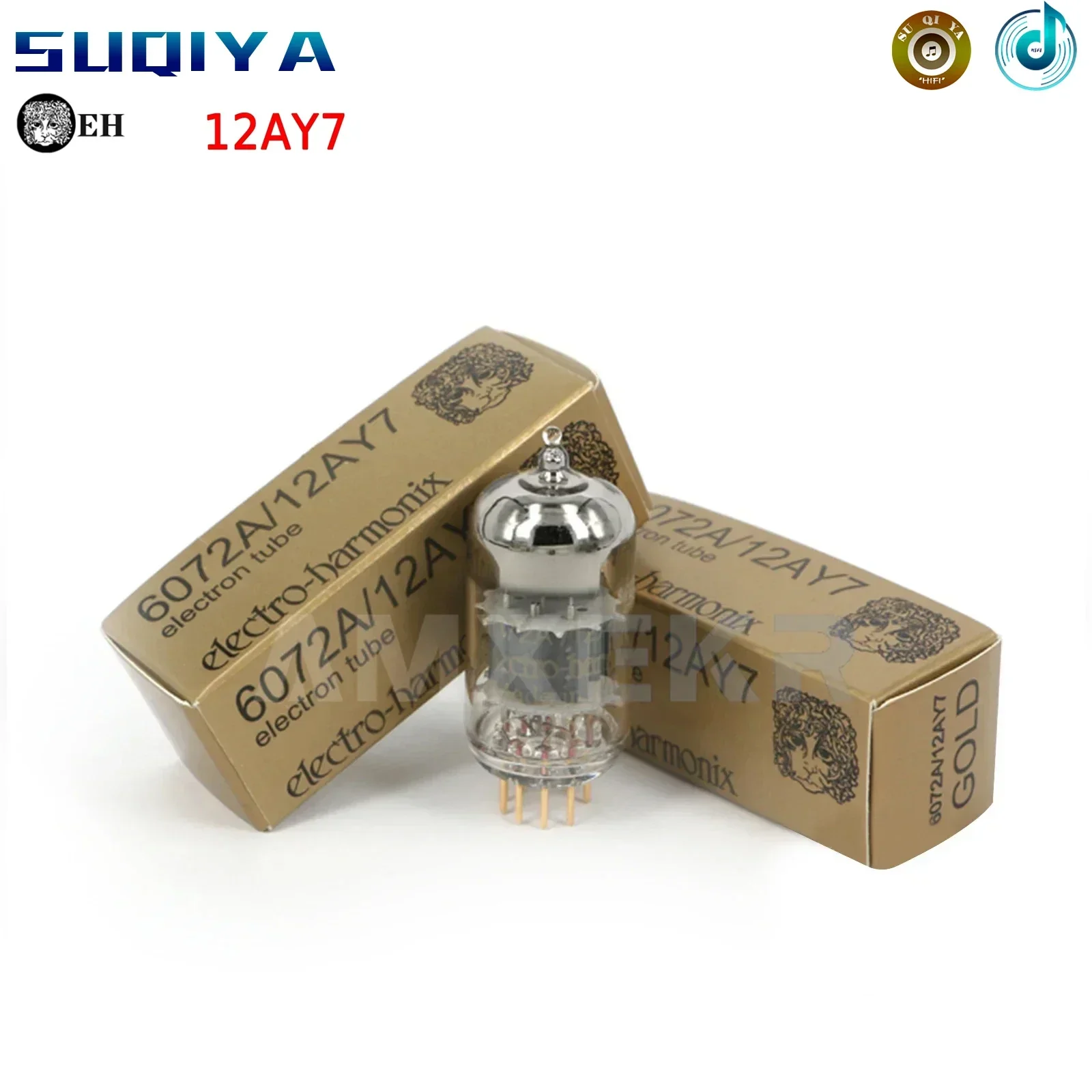 SUQIYA-EH 12AY7 6072A Electronic Tube Precision Matching 12AY7 6072A Vacuum Tube for Amplifier DIY Audio Valve Kit Genuine