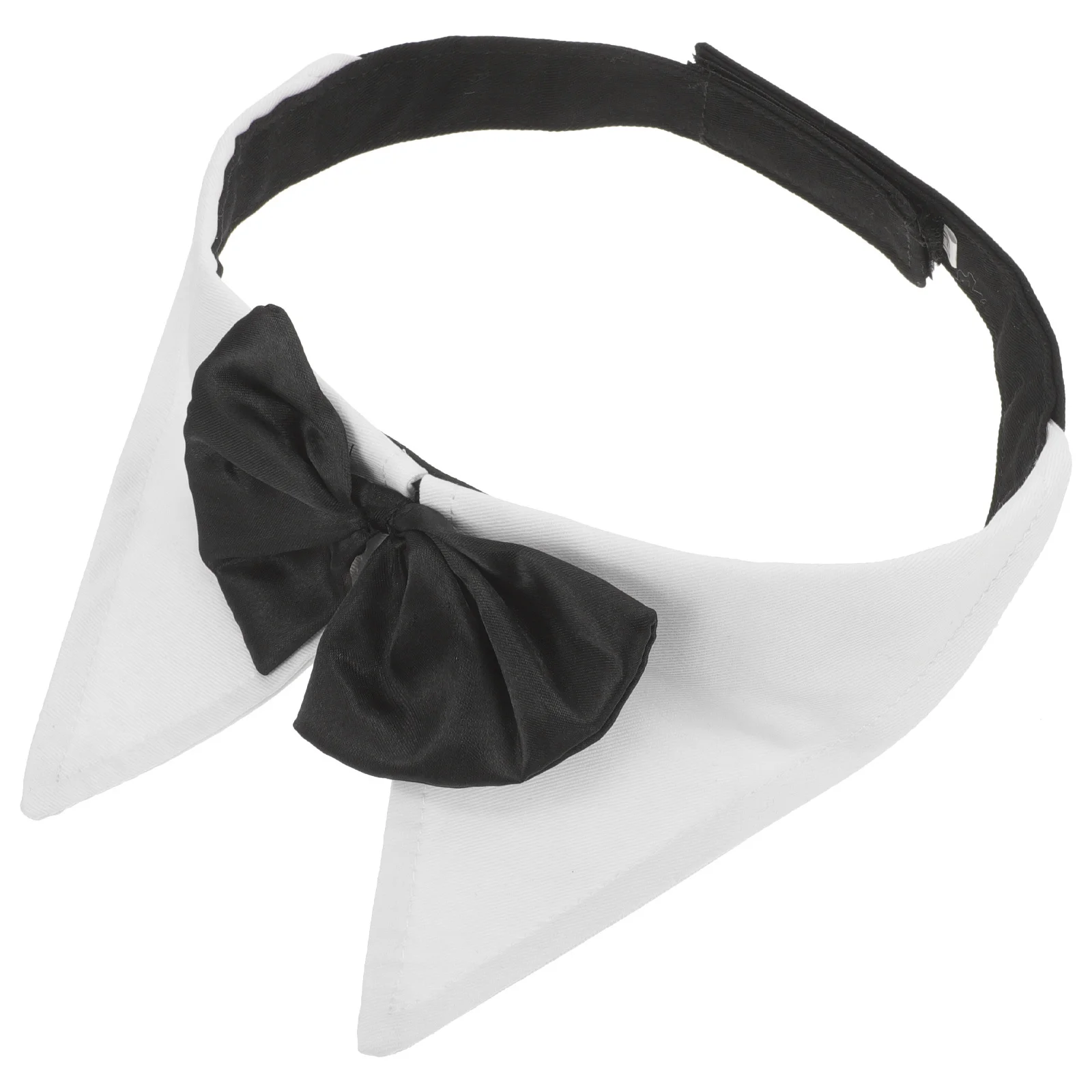 

Bowknot Pet Collar Adjustable Small Cat Collar Lightweight Wear Resistant Hook Loop Fastener Comfortable Supple Design For