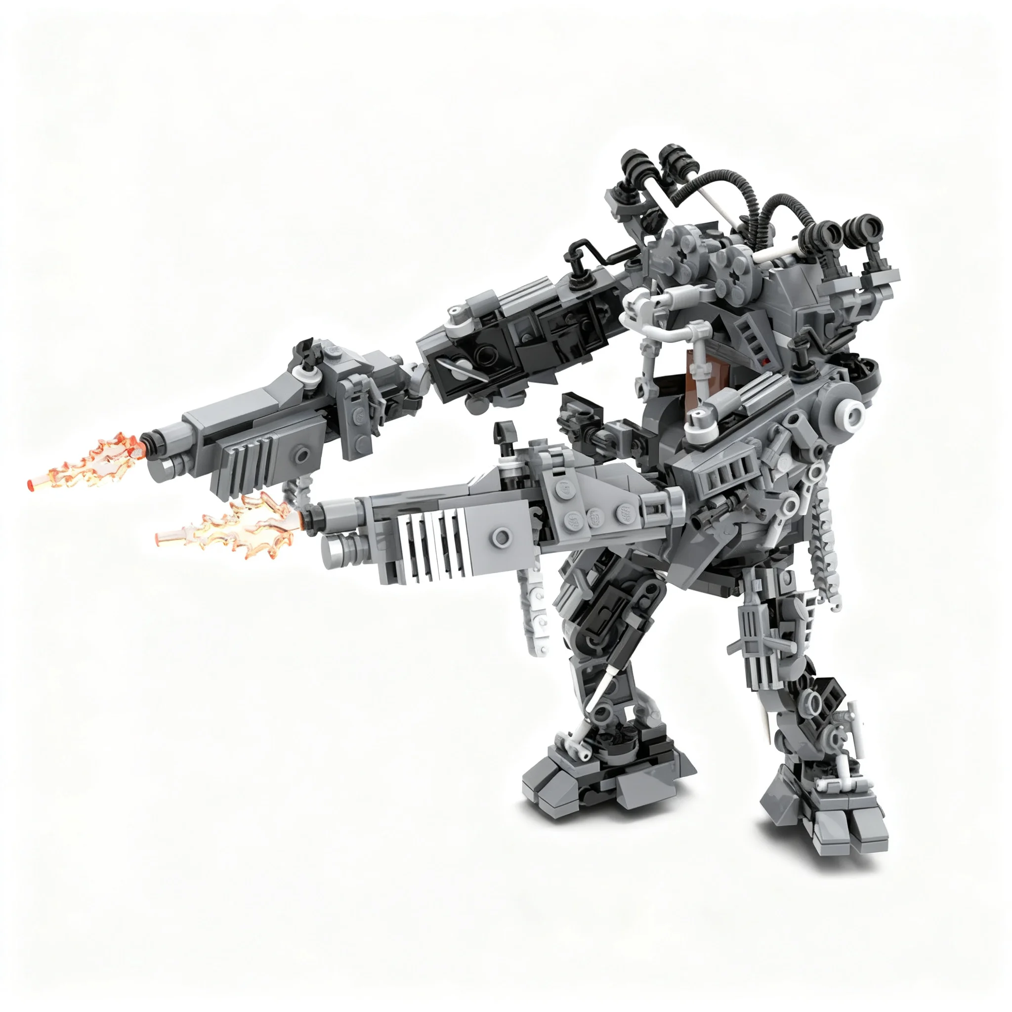 510pcs MOC The Matrix APU Mech Model Building Blocks Architecture Education Craft Creative Assemble Brick Art DIY Collection