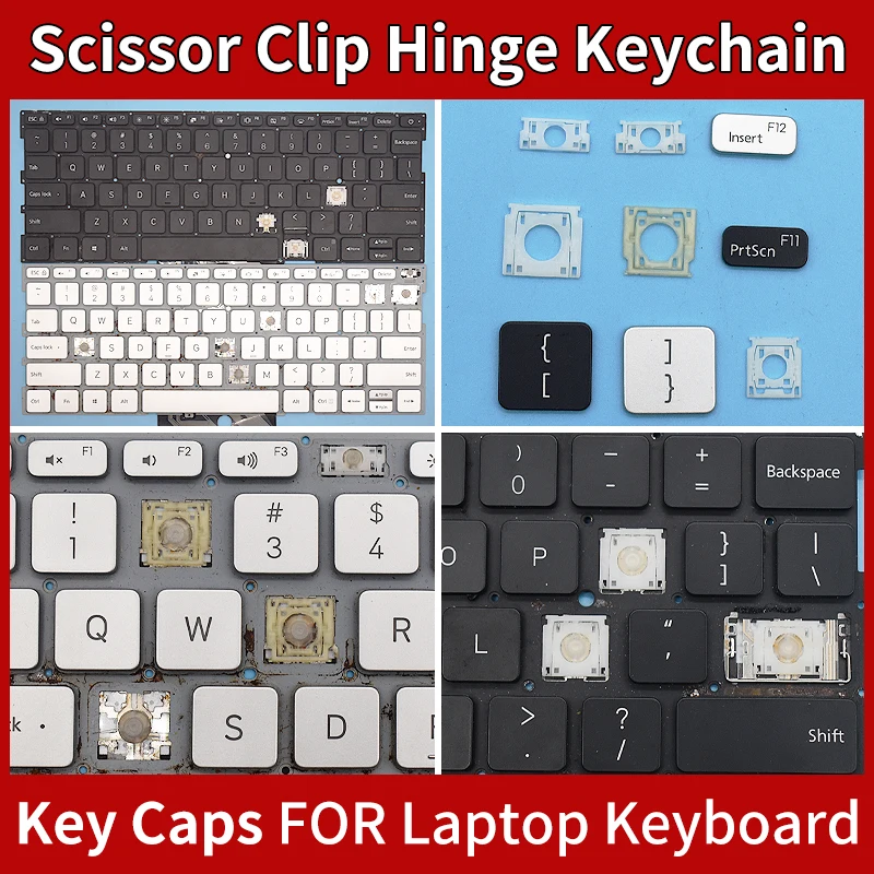 Sostituzione Keycaps cerniera a Clip a forbice per XIAOMI MI notebook air 13.3 161301-01 TM1604 TM1613 TM1703 TM1704 portachiavi a tastiera