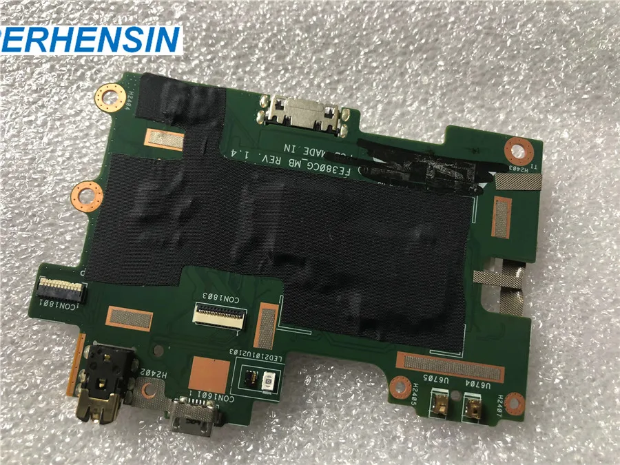 Placa-mãe para asus memo fe380c fe380cg m80t m80ta mainboard trabalhar bem e frete grátis placa lógica sistema