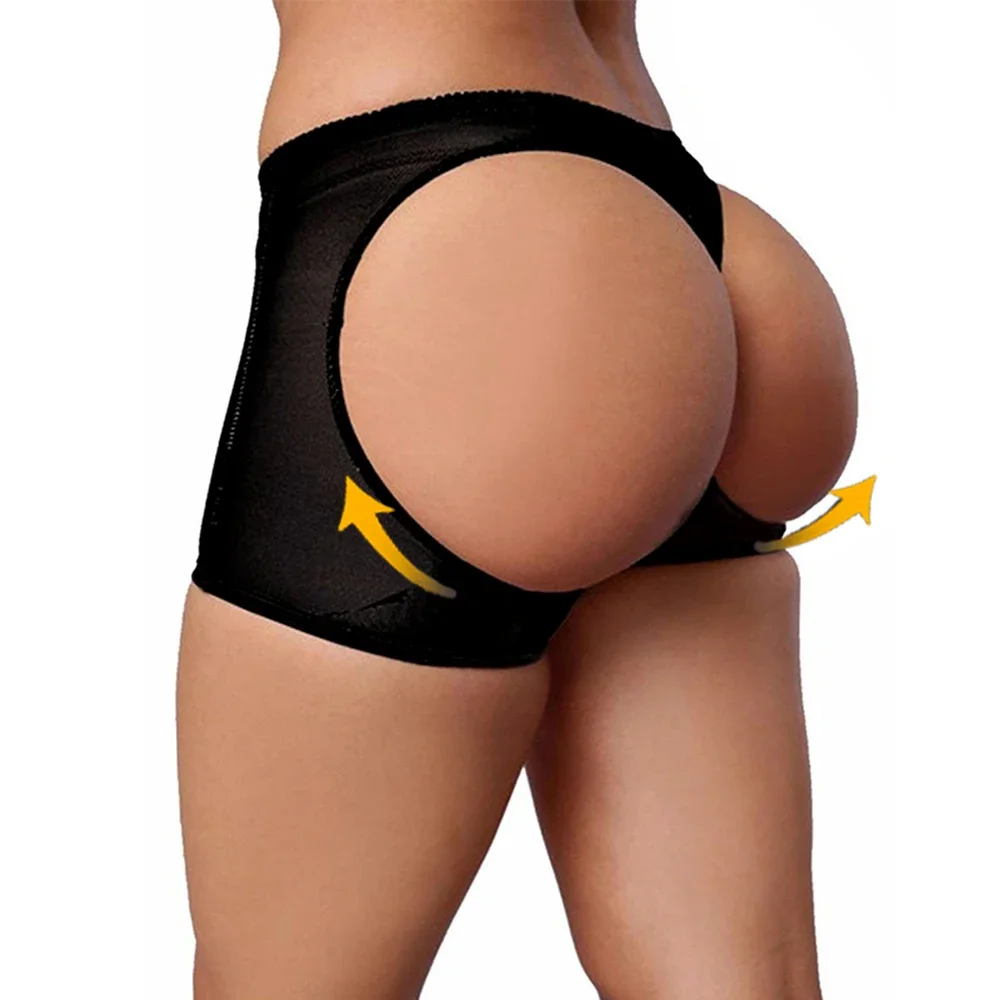 Bragas moldeadoras de glúteos para mujer, pantalones cortos, ropa interior de realce de glúteos, bragas moldeadoras de cuerpo, bragas sexis de realce de glúteos, botín abierto a la cadera