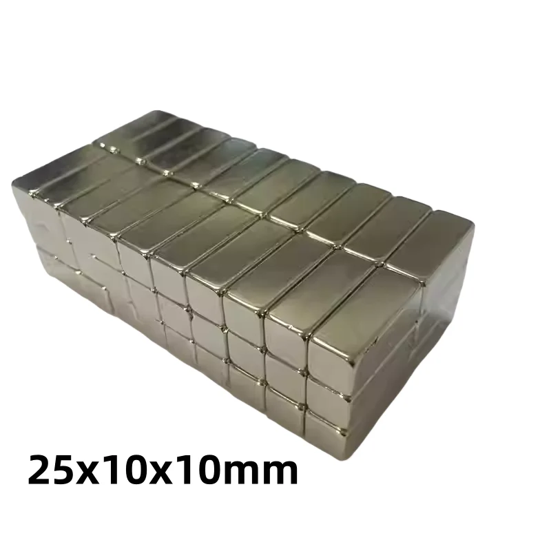 25x10x10mm Square Magnets Can Be Widely Used for Refrigerators, Office Document Fixation and DIY 25x10x10mm