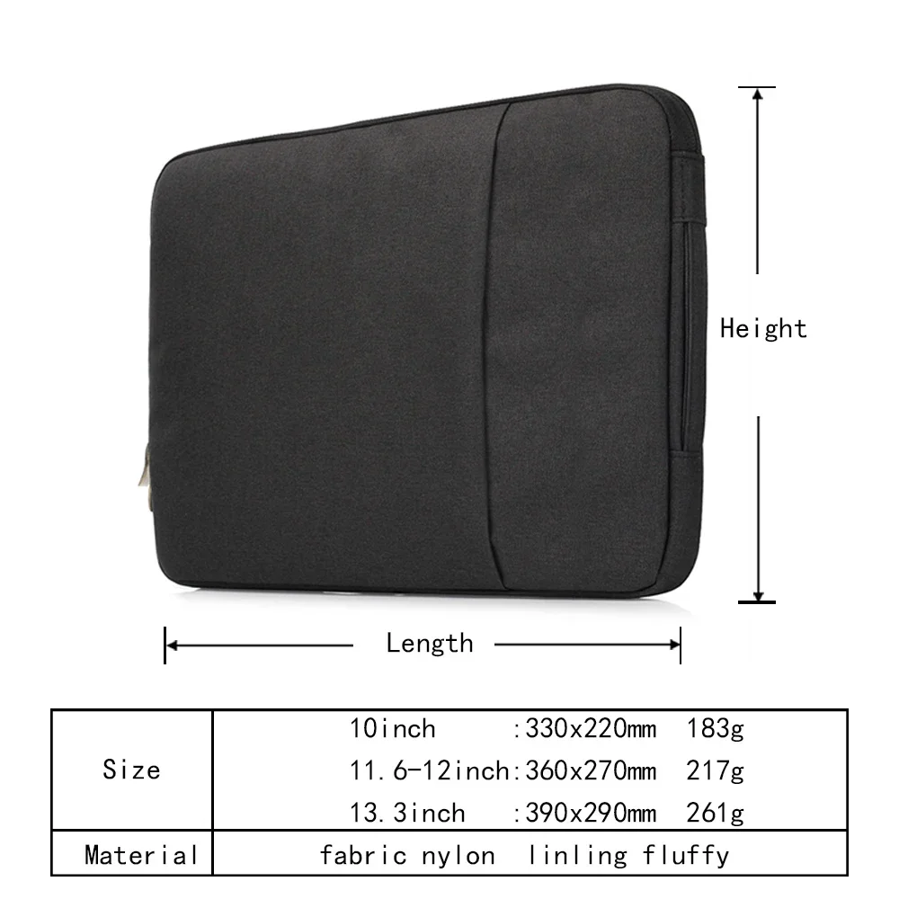 Anti-fall Laptop Sleeve pack Notebook Case for Dell Alienware/Chromebook/Inspiron 11/13/14 Computer Fabric Sleeve Cover Bag