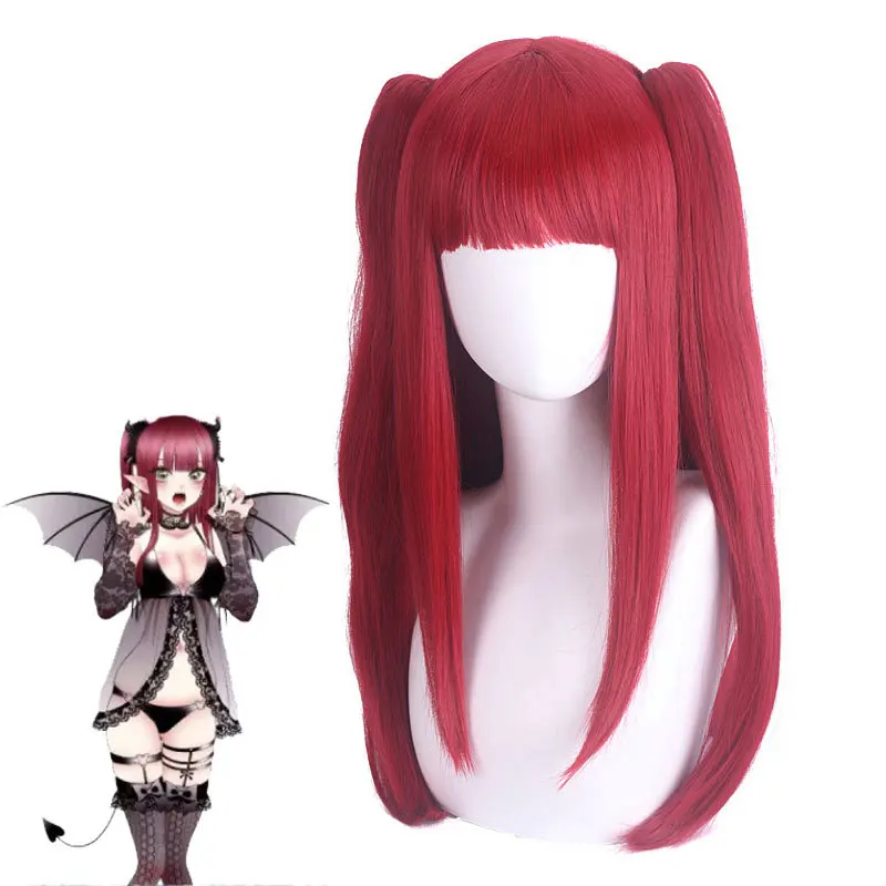 

Synthetic Wig Long Pink Cosplay Hair for Women Anime Costume Role Play Halloween Carnival Heat Resistant Fiber Party Dress Up
