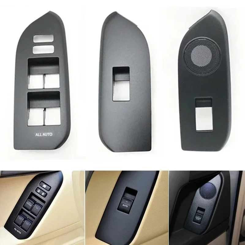 

For Toyota Land Cruiser Prado LC150 2010-2017 LHD Power Window Lift Button Control Switch Panel Cover Frame Trim Bezel