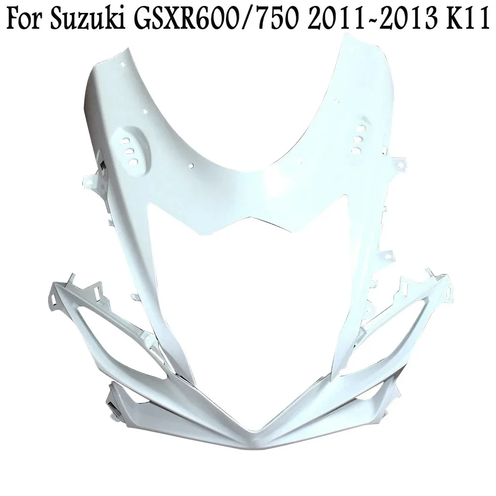 

New Unpainted Upper Front Cowl Nose Fairing For Suzuki GSXR600 750 2011-2013