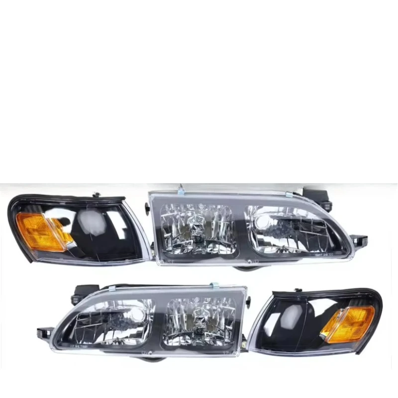 For Toyota  Corolla 1993-1997 AE100 AE101 Pair Headlights + Corner Lights   81110-1E221 (RH), 81150-1E211 (LH)
